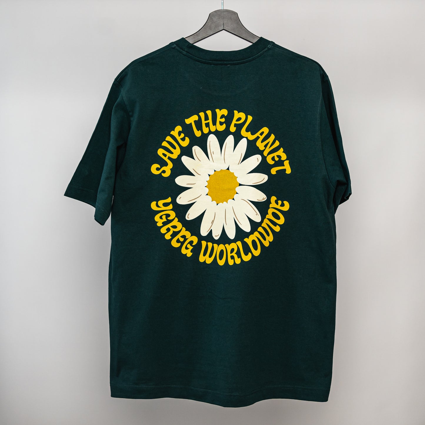 YGREG 'Save the planet' Green t-shirt
