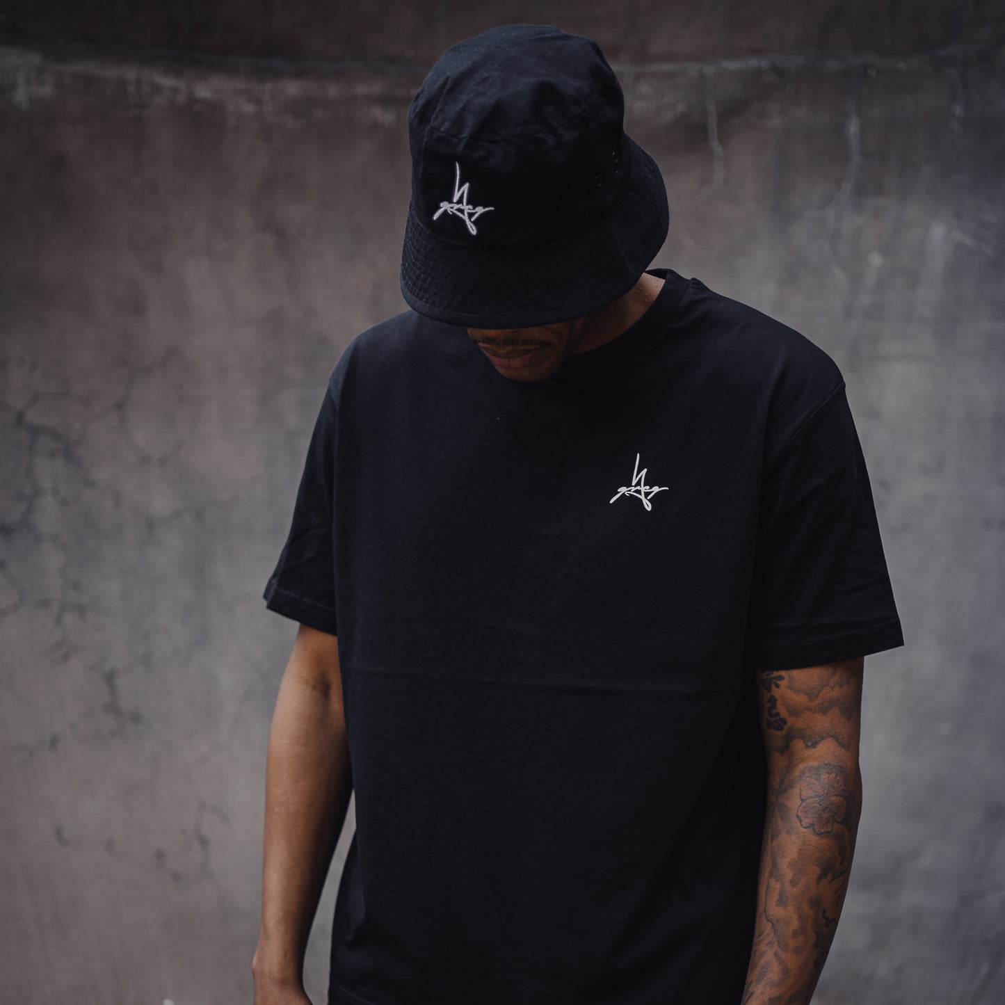 YGREG 'Authentic' Black T-shirt